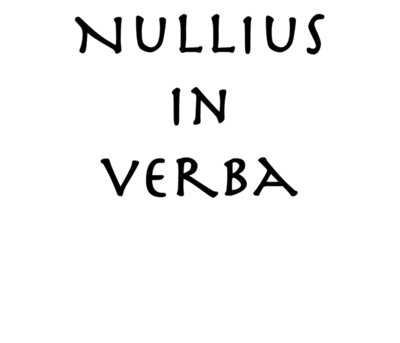 Nullius in Verba