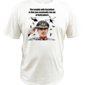 Pinochet - Helicopters - Quoz - Mens Wave Tee