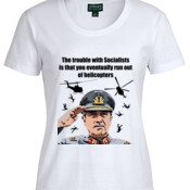 Pinochet - Helicopters - Ladies Tee - On Special!