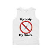 My Body My Choice - AS Colour - Youth Barnard Tank tee 