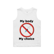 My Body My Choice - AS Colour - Kids Barnard Tank tee 