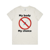 My Body My Choice - AS Colour - Maple Organic Tee