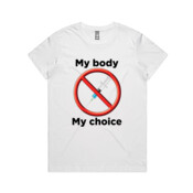 My Body My Choice - AS Colour - Maple Tee