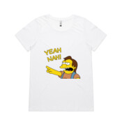 Yeah Nah! - AS Colour - Wo's Shallow Scoop Tee 