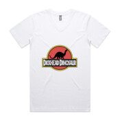 Dickhead Dinosaur - AS Colour - Staple V-Neck Tee