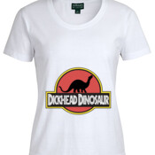 Dickhead Dinosaur - Ladies Tee - On Special!