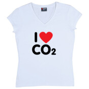 I Love CO2 - Ramo - Ladies V Neck