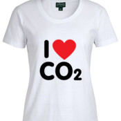 I Love CO2 - Ladies Tee - On Special!