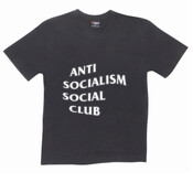 Anti-Socialism Social Club - RAMO- Mens V-Neck Tee