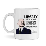 Von Mises - Liberty - High quality ceramic white mug - High quality ceramic white mug