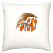 Trump - Bigly - Special - Keya Mens - Linen Cushion Cover 50x50cm