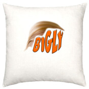Trump - Bigly - Special - Keya Mens - Linen Cushion Cover 50x50cm